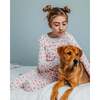 The Organic Long Sleeve Pajama Set, Flamingos - Pajamas - 3