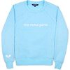 Women's Love All Sweatshirt, Light Blue One More Game - Sweatshirts - 1 - thumbnail