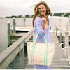 Nantucket Beach Tote, Teal - Bags - 2