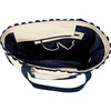 Scalloped Tennis Tote, Navy - Bags - 3
