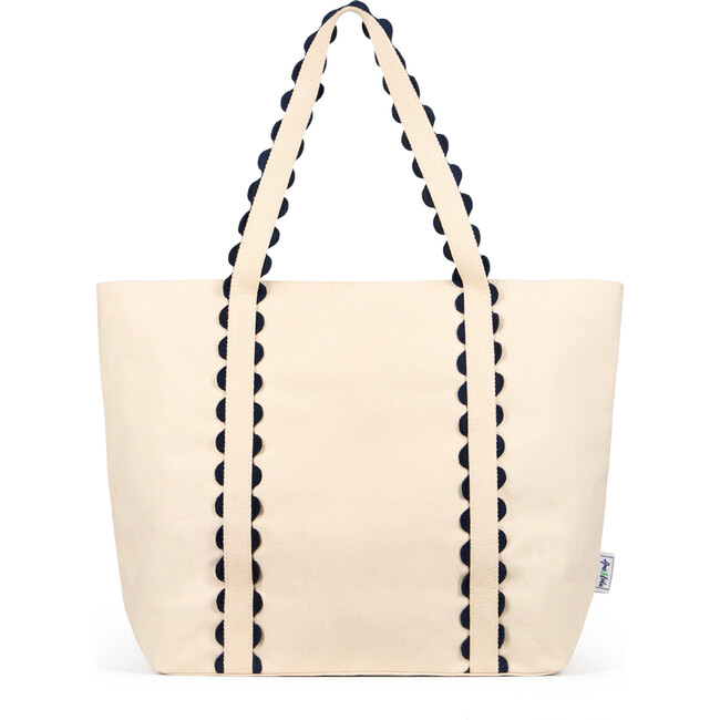 Nantucket Beach Tote, Navy - Bags - 2
