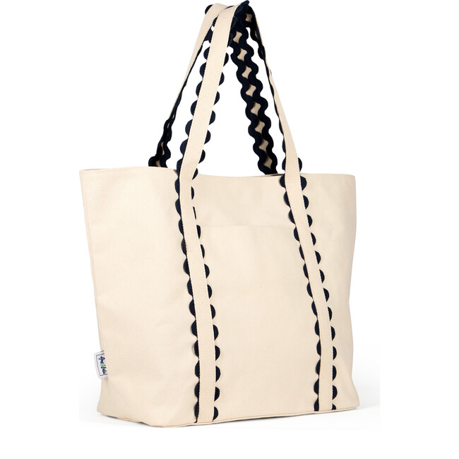 Nantucket Beach Tote, Navy - Bags - 3