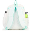 Game On Tennis Backpack, Quilted White & Light Blue - Bags - 3