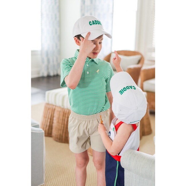 CADDIE Golf Baseball Hat, White - Hats - 6