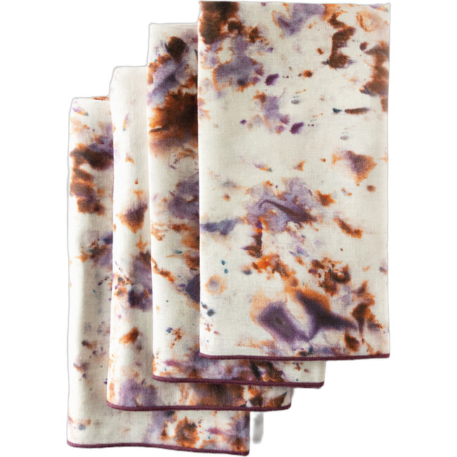 Rose Marble Napkin, Set of 4