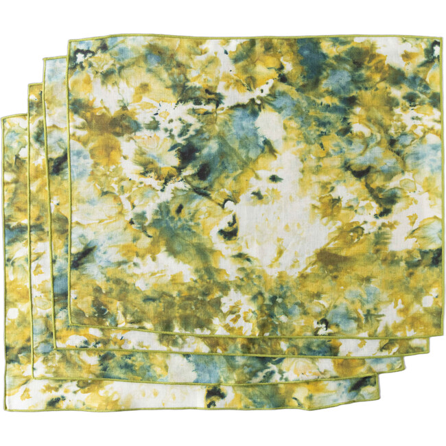 Green Marble Placemat, Set of 4
