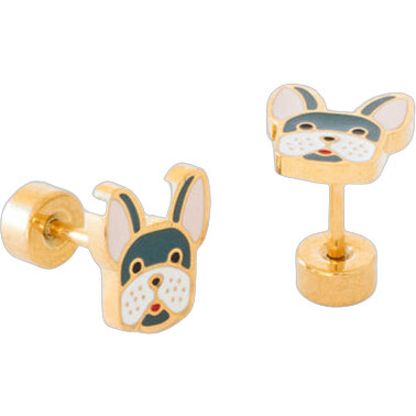 Frenchie Stud Earring