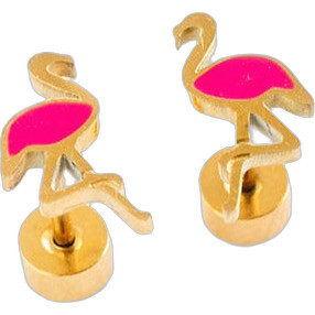 Flamingo Stud Earring