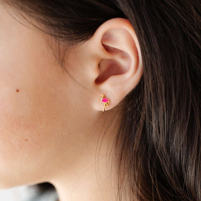 Flamingo Stud Earring - Earrings - 2