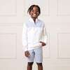 Organic Seersucker Short, Blue Seersucker - Shorts - 3