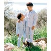 Organic Seersucker Suit Pant, Blue Seersucker - Pants - 5