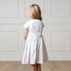 Organic Tulip Sleeve Swiss Dot Party Dress, White Swiss Dot - Dresses - 5