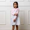 Organic Cropped Special Detail Sweater Cardigan, Pale Pink Scallop - Sweaters - 3