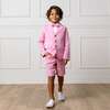 Linen Blend Short, Rose Linen - Shorts - 3