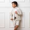 Classic Seersucker Bow Tie, Tonal Tan Seersucker - Bowties & Ties - 2