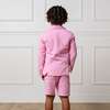 Linen Blend Short, Rose Linen - Shorts - 5