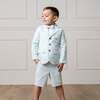 Organic Classic Seersucker Suit Jacket, Mint Seersucker - Blazers & Sport Coats - 3