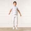 Organic Stretch Twill Chino Pant, White Stretch - Pants - 2