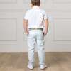 Organic Seersucker Suit Pant, Mint Seersucker - Pants - 4