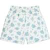 Pull-On Cinched Waist Linen Short, Coastal Cottage Floral - Shorts - 2