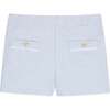 Organic French Terry Patch Pocket Short, Light Blue Heather - Shorts - 1 - thumbnail