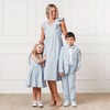 Organic Classic Seersucker Suit Jacket, Blue Seersucker - Blazers & Sport Coats - 4
