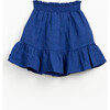 Woven Skirt, Blue - Skirts - 2