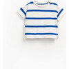 Striped Tee, White - T-Shirts - 1 - thumbnail