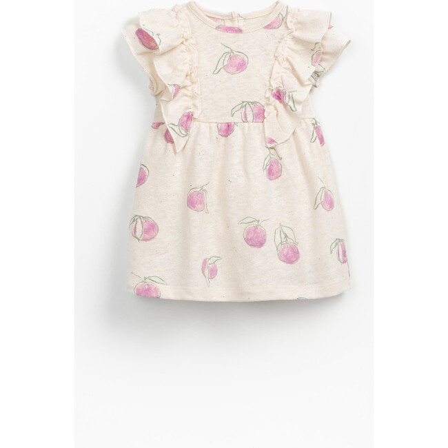 Short Sleeve Jersey Dress, Beige