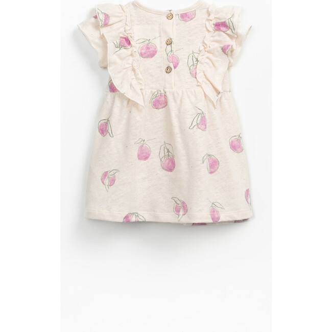 Short Sleeve Jersey Dress, Beige - Dresses - 2