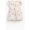 Short Sleeve Jersey Dress, Beige - Dresses - 2