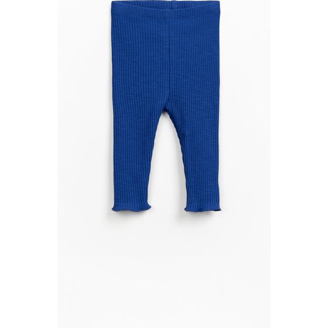Ribbed Leggings, Blue