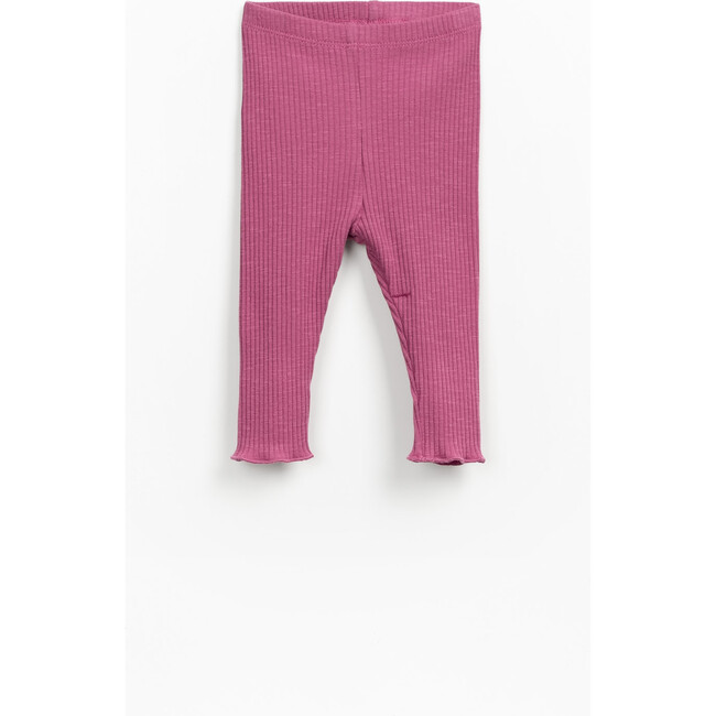 Ribbed Leggings, Burgundy