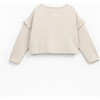 Pointelle Sweater, Sand - Sweaters - 2