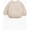 Pointelle Cardigan, Beige - Cardigans - 2