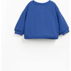 Knit Jersey Cardigan, Blue - Cardigans - 2