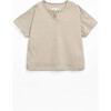 Jersey Tee, Beige - T-Shirts - 1 - thumbnail