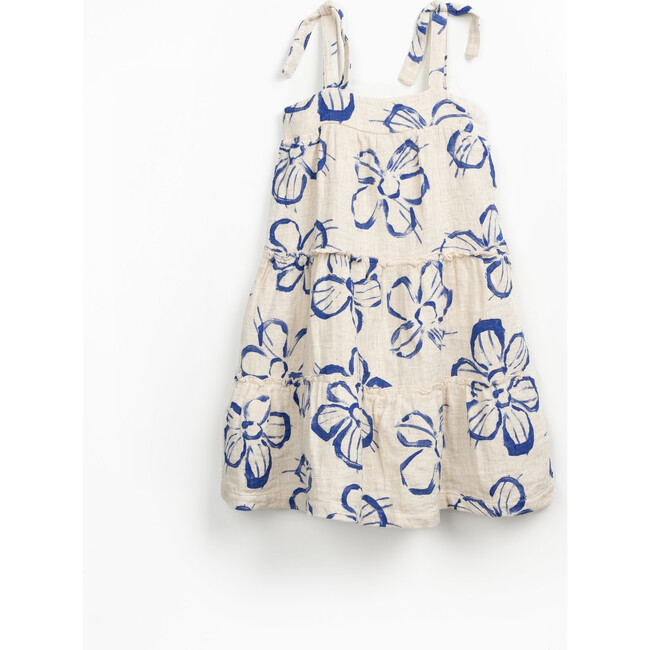 Floral Woven Dress, Cream