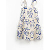 Floral Woven Dress, Cream - Dresses - 1 - thumbnail