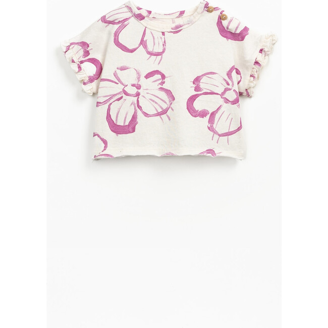 Floral Tee, White