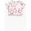 Floral Tee, White - T-Shirts - 2