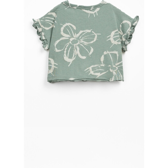 Floral Tee, Green - T-Shirts - 2