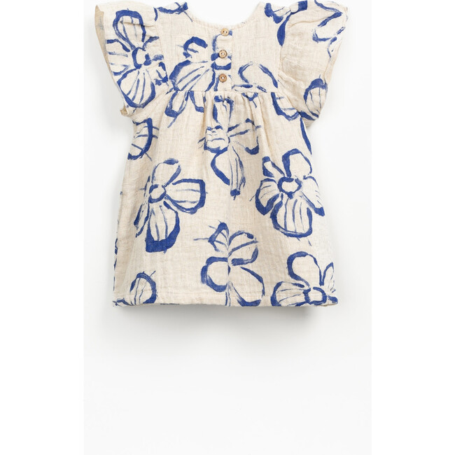 Floral Dress, Cream - Dresses - 2