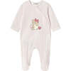 Teddy Footie Pajamas, Rose - Footie Pajamas - 1 - thumbnail