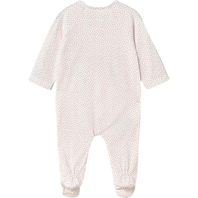 Teddy Footie Pajamas, Rose - Footie Pajamas - 2