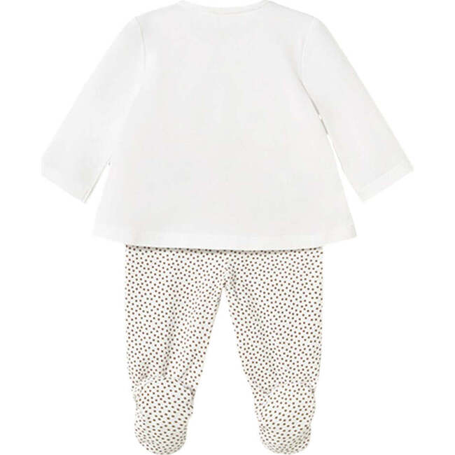 Teddy Cookie Outfit Set, Beige - Mixed Apparel Set - 2