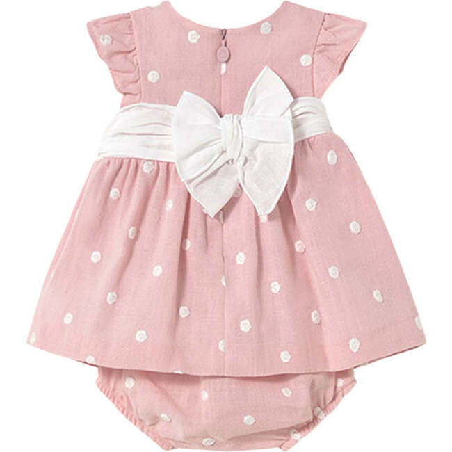 Polka Dot Dress, Rose - Dresses - 2