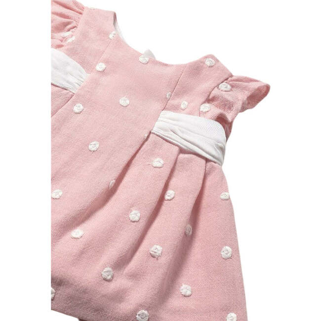 Polka Dot Dress, Rose - Dresses - 3