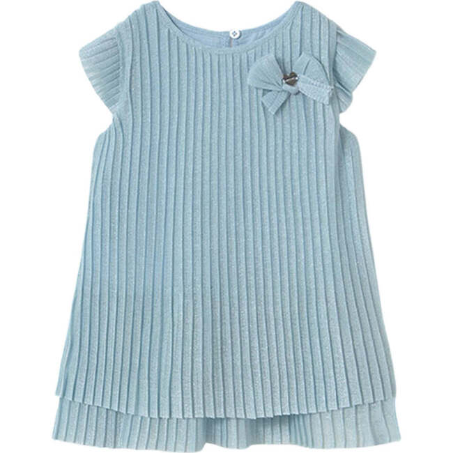 Pleated Dress, Sky