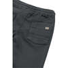 Long Drawstring Pants, Black - Pants - 3